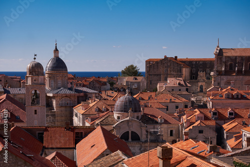 Fotografie Old Town skyline with Cathedral and St