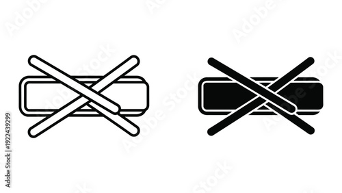 Cancel or Delete Icon Set