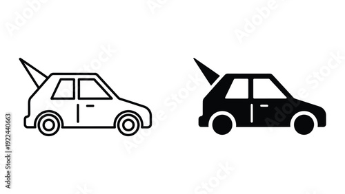 Simple car vector illustration