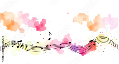 abstract, music, background, notes, melody, rhythm, sound, harmony, musical, art, design, graphic, creative, colorful, vibrant, waves, flow, motion, dynamic, energy, tempo, beat, audio, song, tune, co