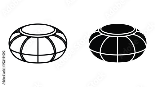 Sphere wireframe illustrations