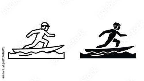 Water sports icons