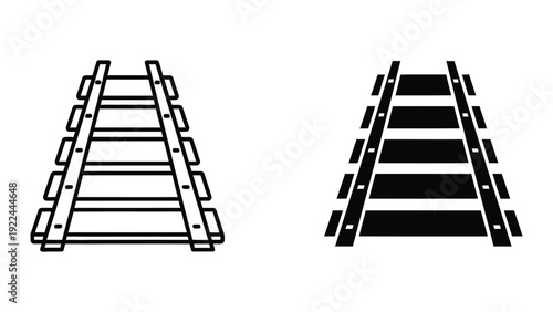 Railway tracks illustration
