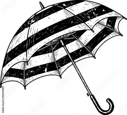 Classic hand drawn umbrella 
