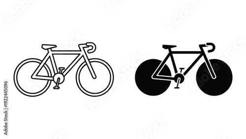 Bicycle Silhouette Illustration