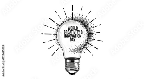 World Creativity and Innovation Day Light Bulb Idea