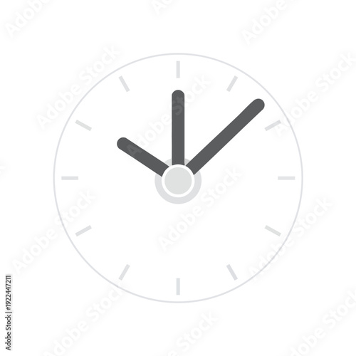 Time Management and Productivity Concept with Modern Clock Illustration