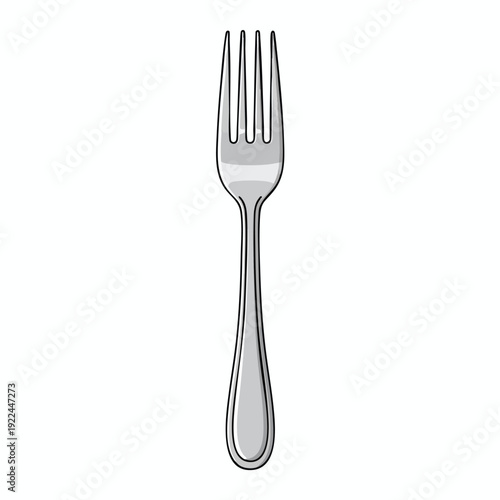 Elegant Stainless Steel Fork for Dining and Table Settings