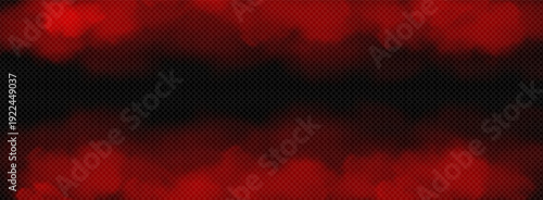 Red Smoke Fog Mist - Dark Atmospheric Vapor Background
