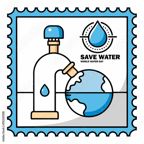 Tap with a Drop – Stop Water Waste Stamp