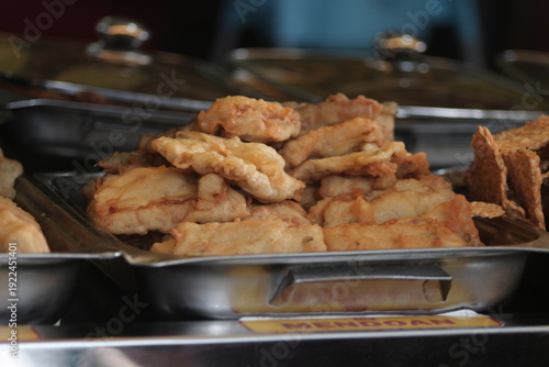 Fotografie Tempe Mendoan, a traditional food Indonesia, especially Java