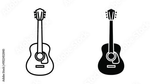 Two acoustic guitars