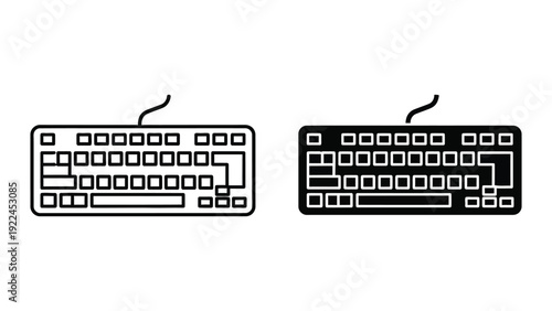 Computer keyboard icon