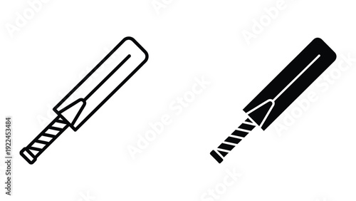 Simple drawing of two darts
