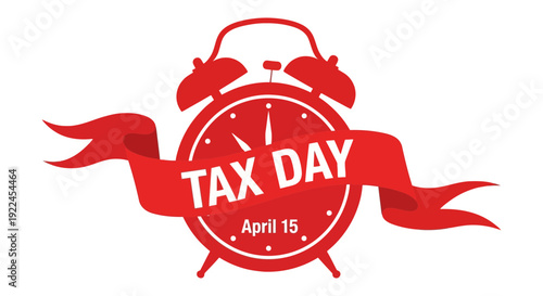 Tax day approaching with a looming deadline on the clock.
