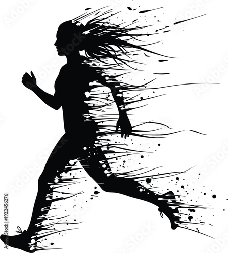 black dance silhouettes featuring ballroom couples, solo ballet performers, and artistic contemporary dance poses.