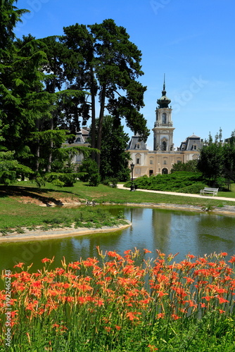 Festetics Palace, a Baroque palace located in the town of Keszthely, Hungary