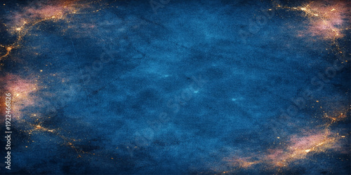 An abstract grunge background featuring dark blue space with textured clouds and a smoke-filled sky perfect for a night storm backdrop with ample text space