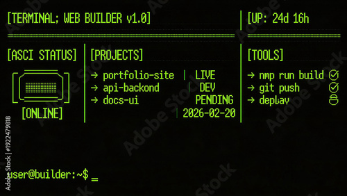 Technical Mono: Retro-Coder Aesthetic