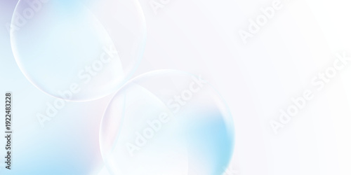 Abstract Bubbles fluid vibrant gradient shapes on white background. abstract motion graphics loop background. Vector illustration