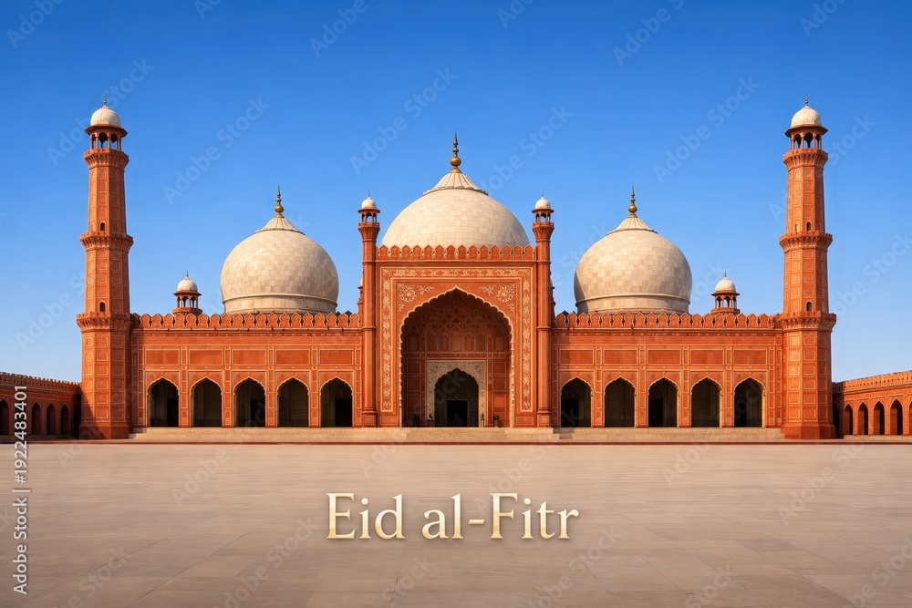 Obraz premium Eid al fitr background.