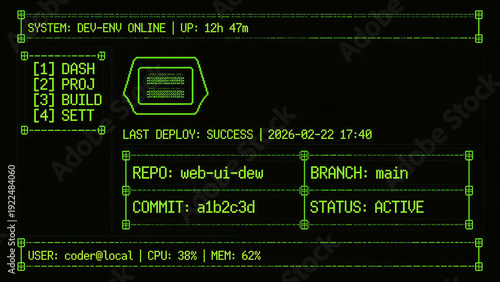Technical Mono: Retro-Coder Aesthetic