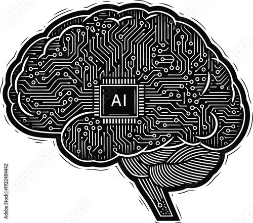 Artificial Intelligence Brain Circuit Board Chip Technology