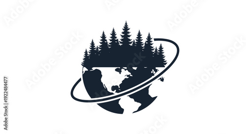 Global Environmental Conservation Effort with Trees and Planet.
