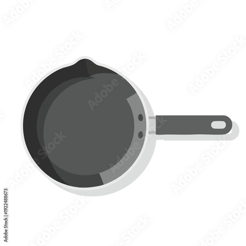 Empty Skillet Pan for Cooking Kitchenware and Culinary Preparation