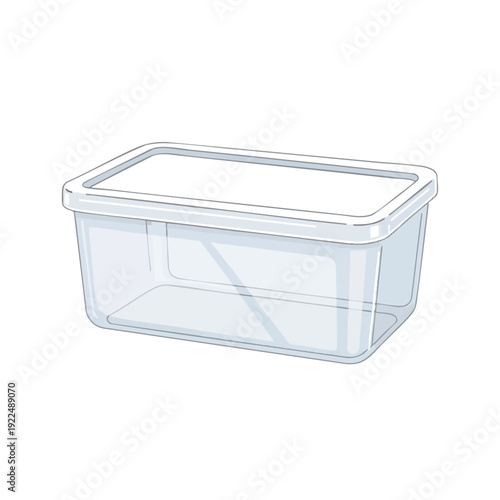 Clear plastic storage container with lid versatile organization solution for kitchen office and home storage