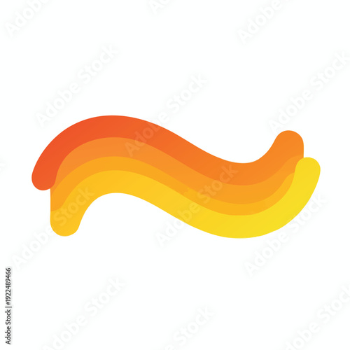 Colorful Artistic Abstract Shape for Creative and Design Projects