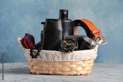 Gift basket with male acces...