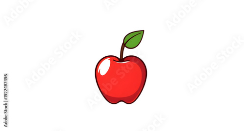 apple, icon, isolated, fruit, green, fresh, juicy, organic, food, healthy, nutrition, vitamin, natural, ripe, sour, illustration, vector, symbol, sign, logo, graphic, design, flat, minimal, outline, l