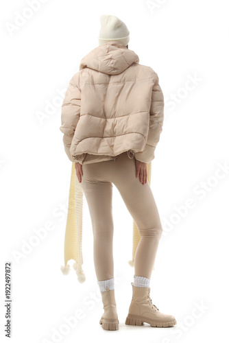 Young woman in thermal unde...