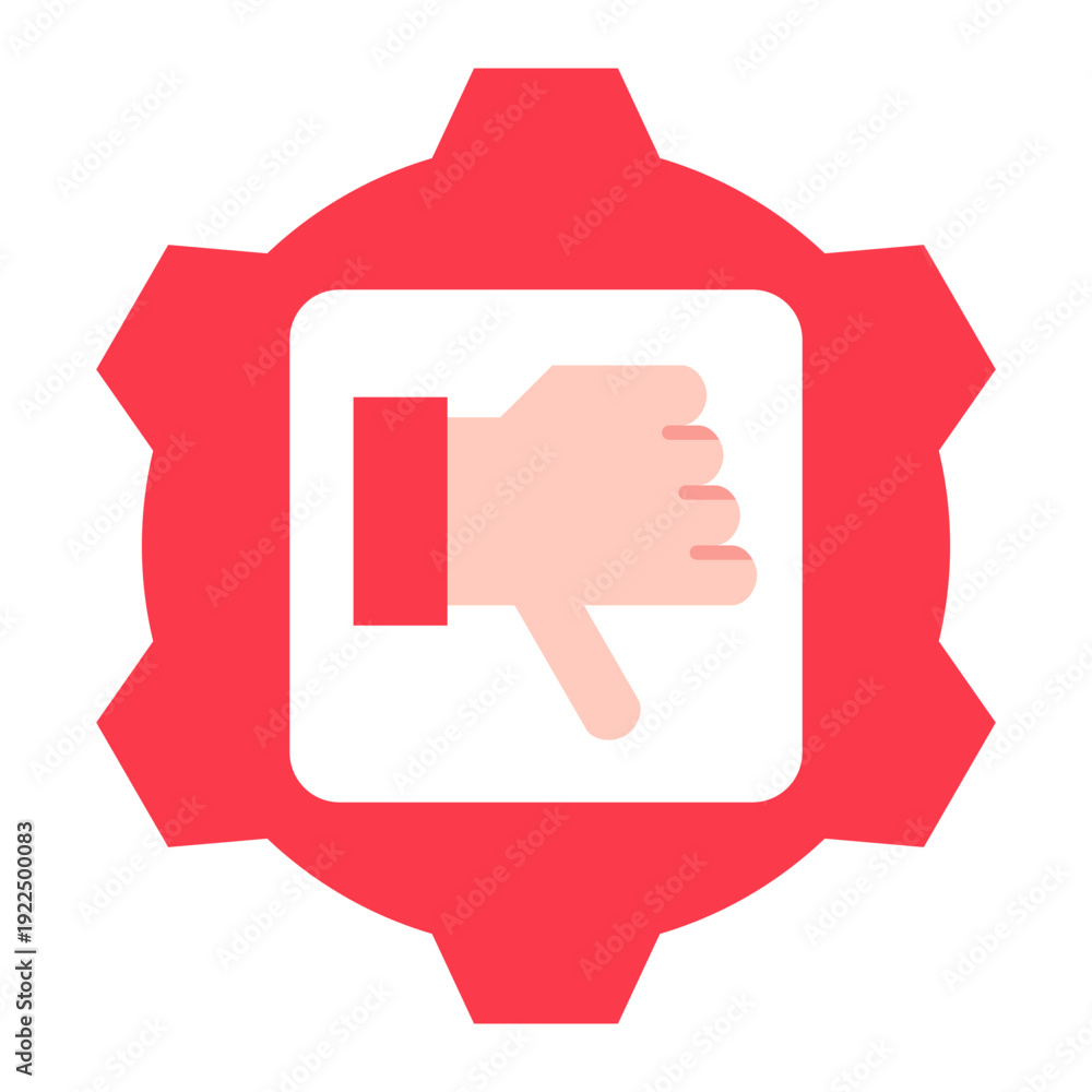 Obraz premium Dislike Icon