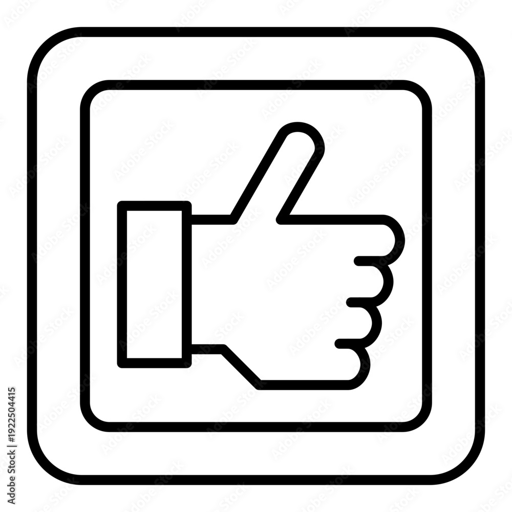 Obraz premium Like Icon