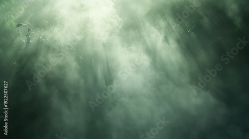 Abstract foggy green background