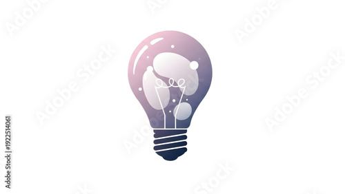 Artificial Intelligence Light Bulb SVG Vector – Futuristic AI Innovation and Smart Technology Concept Isolated on Transparent Background for Startup, Digital, and Business Design
