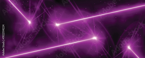 ealistic vector violet stars png. Set of vector suns png. Violet flares with highlights. Horizontal light lines, laser, flash. Violet special effect, magic of moving fast motion laser beams.