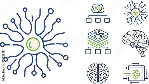 Neural network icons