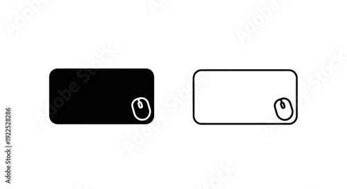 Modern minimalist button design with settings icon for user interface Vector