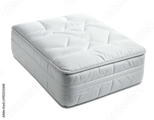 Comfortable White Mattress for a Peaceful and Restful Sleep Experience.