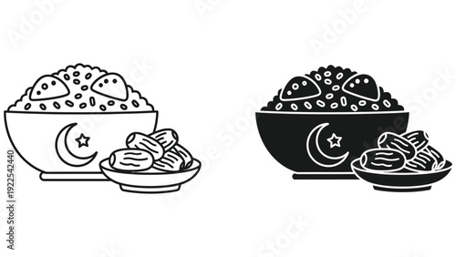 vector illustration of a cake