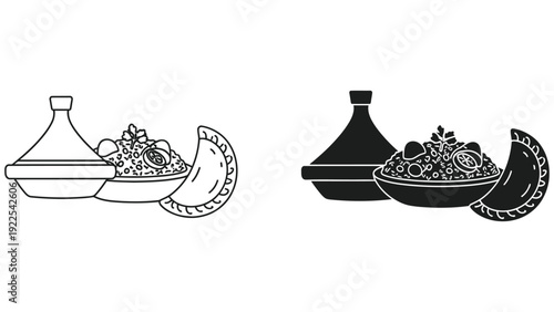 vector illustration of a boat with a crown