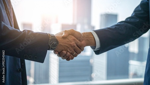 Business Partners Shaking Hands.