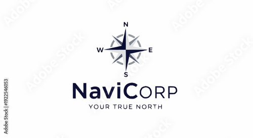 Compass Logo with Corporate Identity Elements.