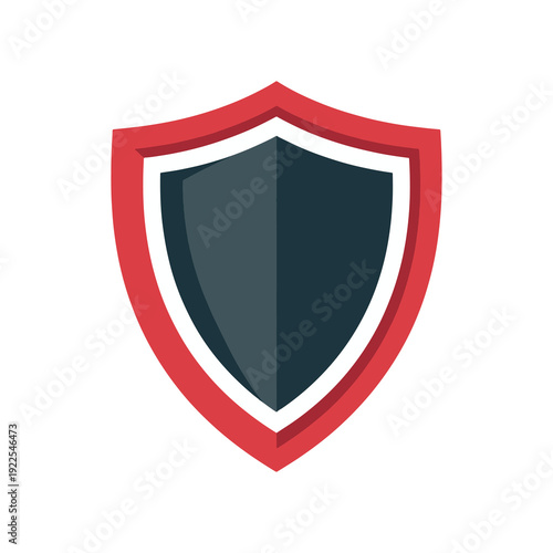Red and gray shield symbolizing protection and security in a minimalist style Free Download Red and gray shield symbolizing protection and security in a minimalist style - GFXLoad