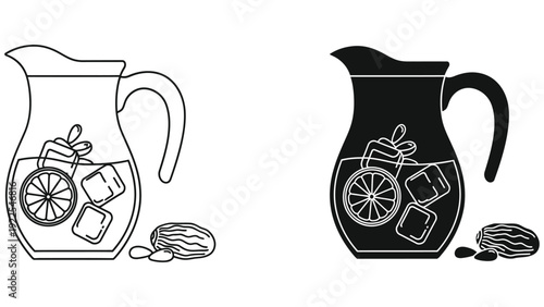 pitcher and jug