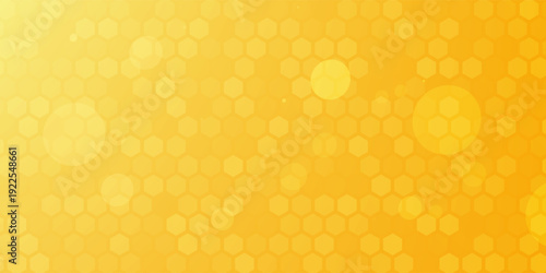 Honeycomb pattern . Golden honeycomb pattern . Honeycomb wallpaper . Honey background . Vector illustration