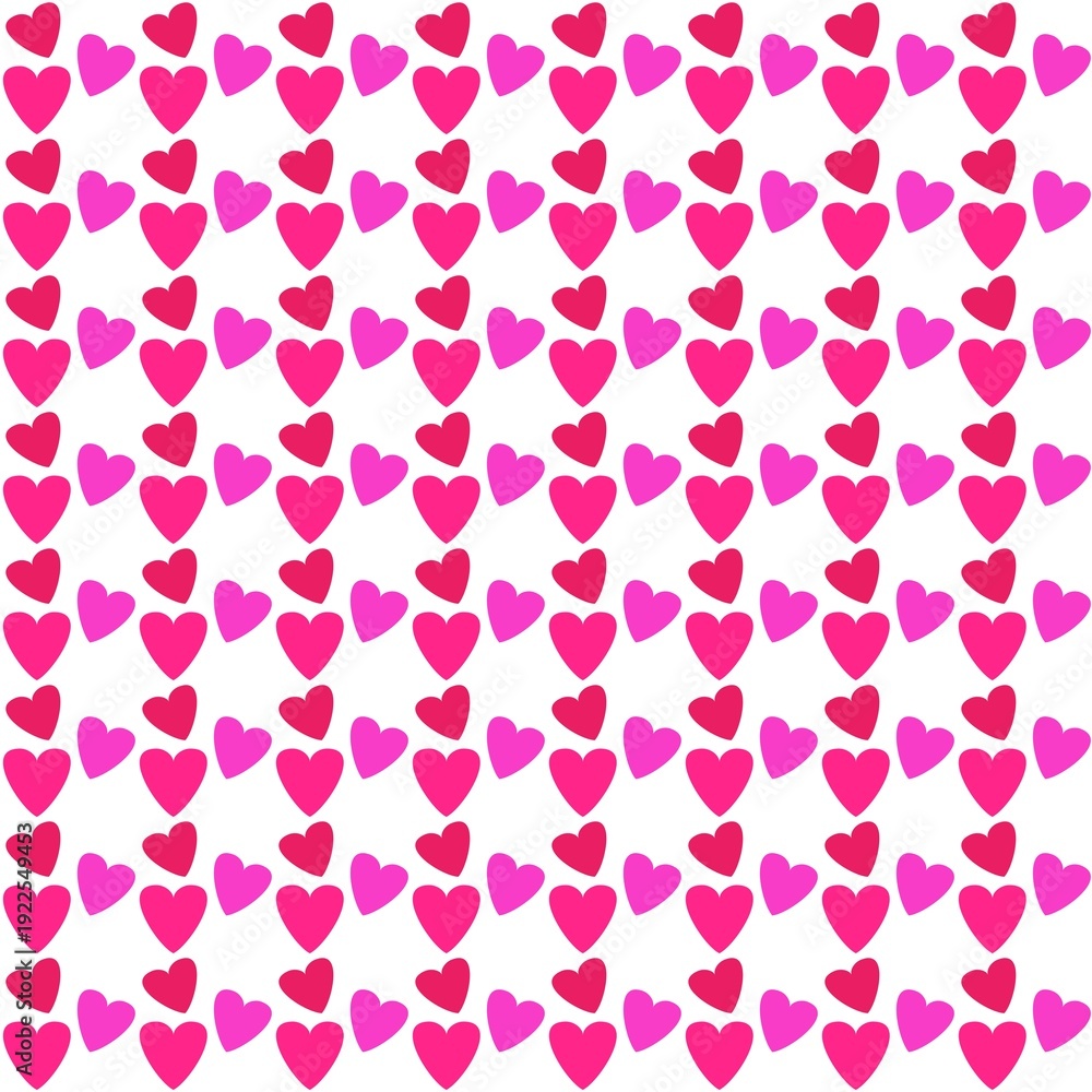 Fototapeta premium seamless pattern with hearts